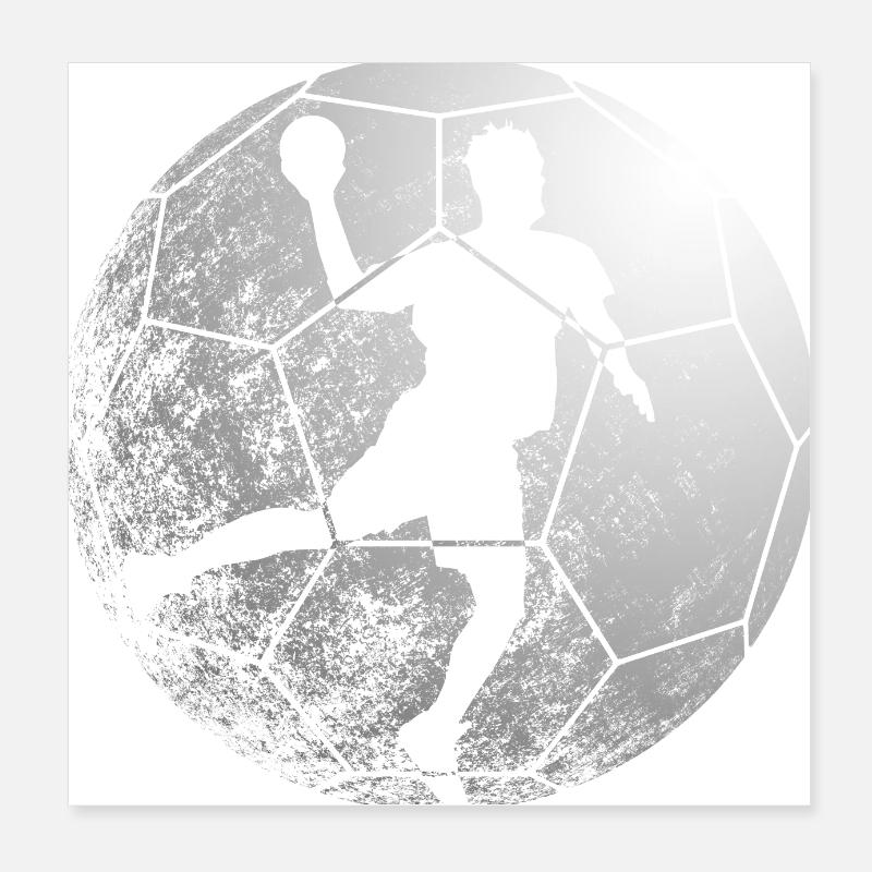 Håndbold Poster 20x20 cm