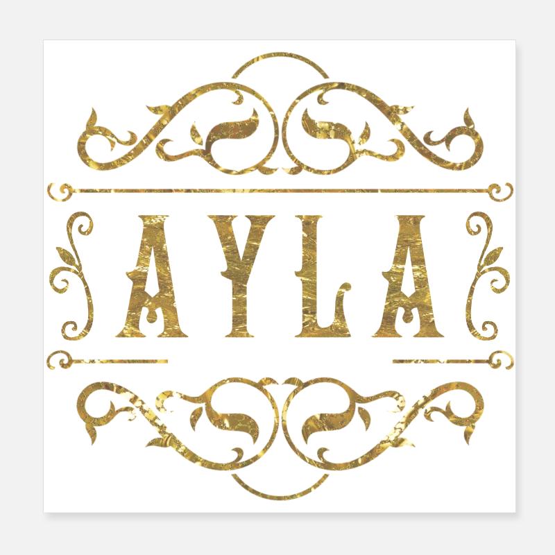 Ayla or Poster 20 x 20 cm