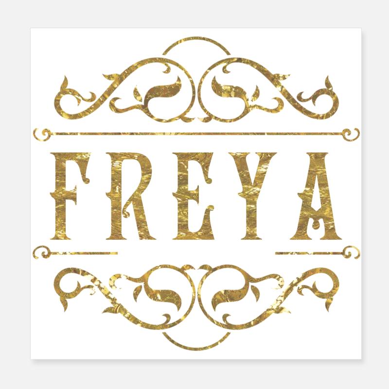 Freya or Poster 20 x 20 cm