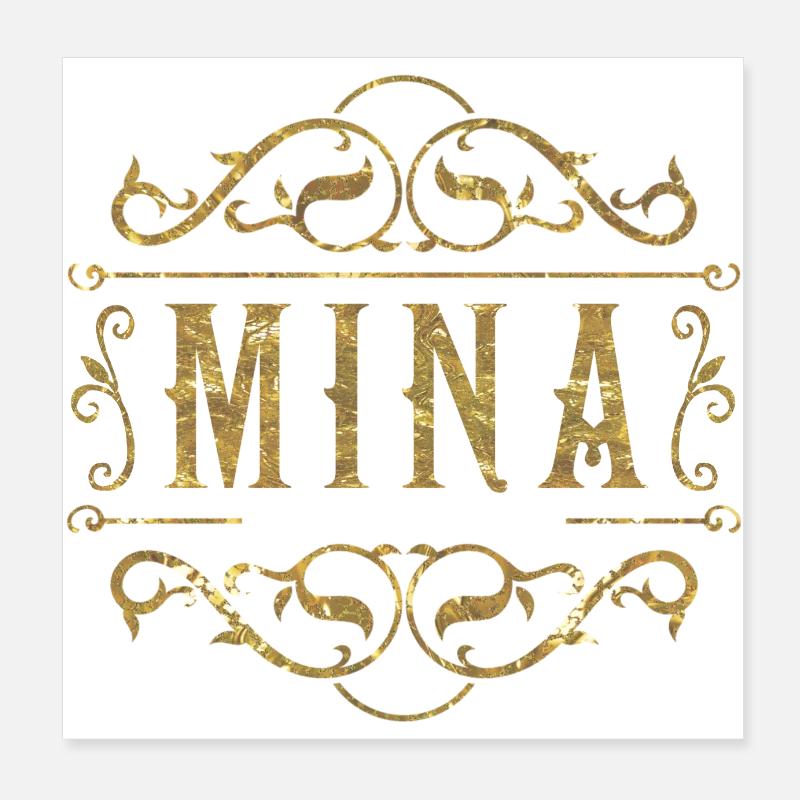 Mina or Poster 20 x 20 cm