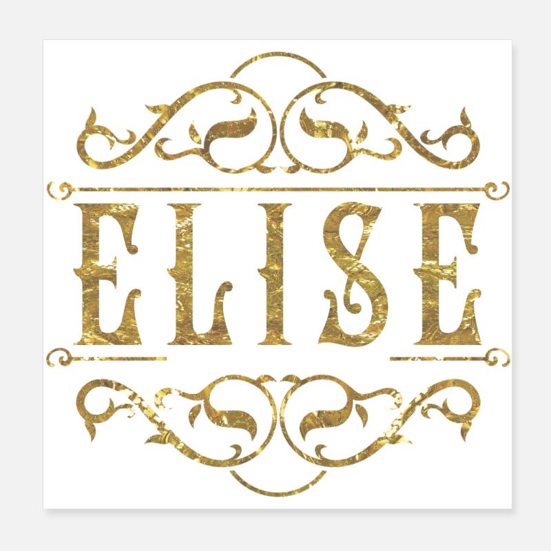 Elise or Poster 20 x 20 cm