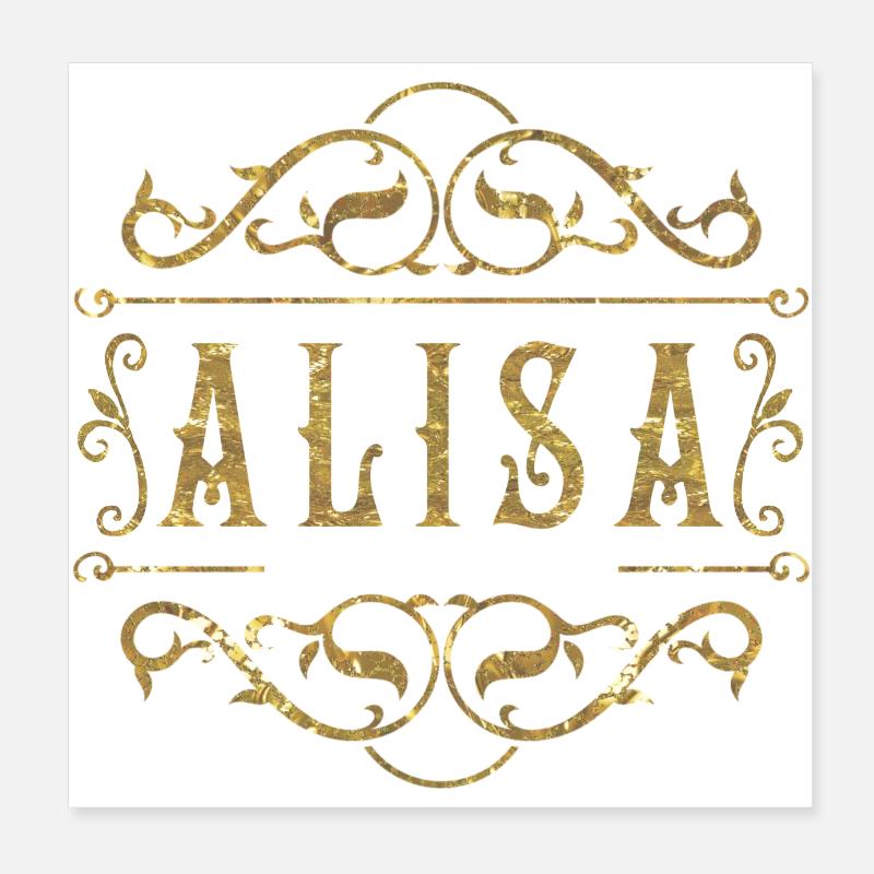 Alisa or Poster 20 x 20 cm