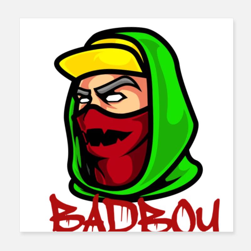BADBOY style Poster 8" x 8" (20x20 cm)