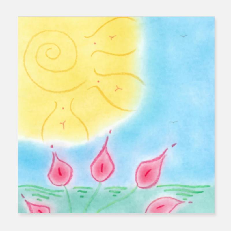 GIORNATA CAMPALE Poster 20x20 cm