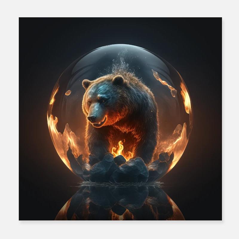 Bearsphere - Bärsphere Poster 20x20 cm