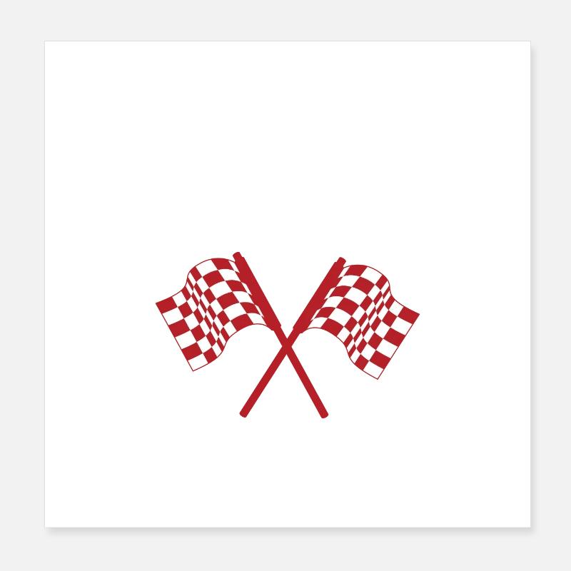 rally Poster 8" x 8" (20x20 cm)