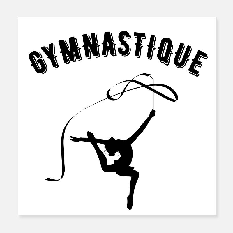 gymnastique Poster 20 x 20 cm