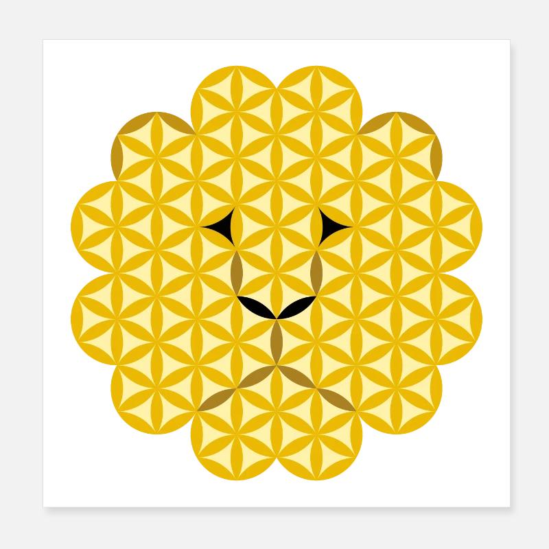 Löwe des Lebens - Alpha S01 Poster 20x20 cm