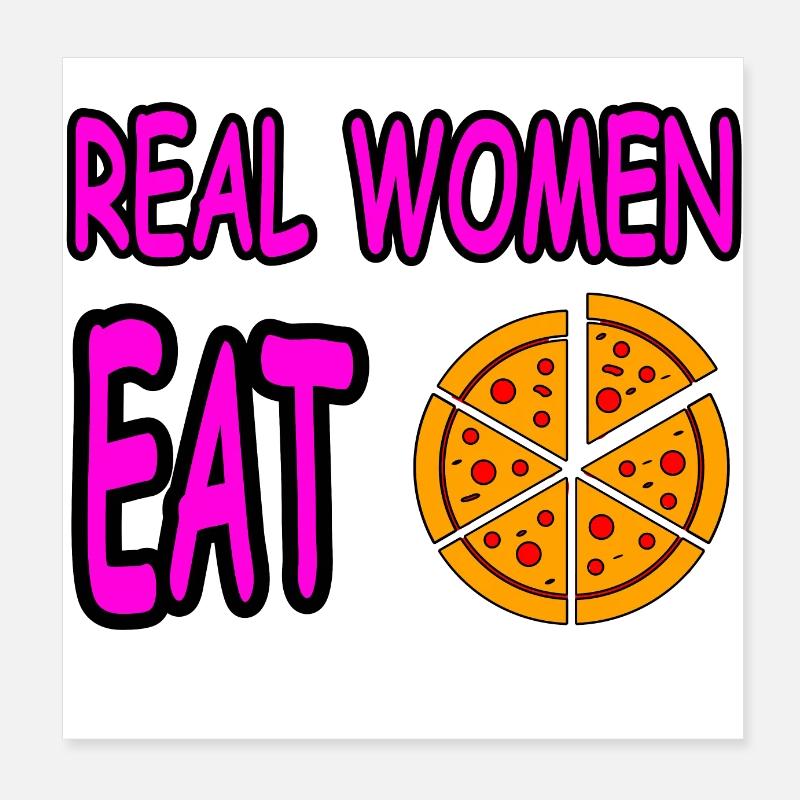 Pizza Poster 20x20 cm