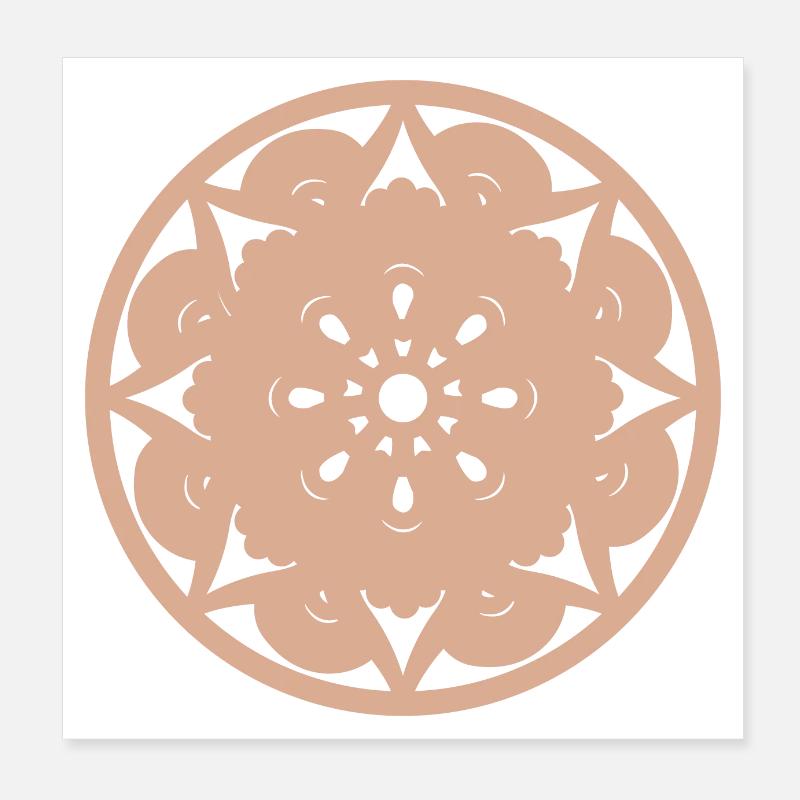 Mandala Mandala Poster 20x20 cm