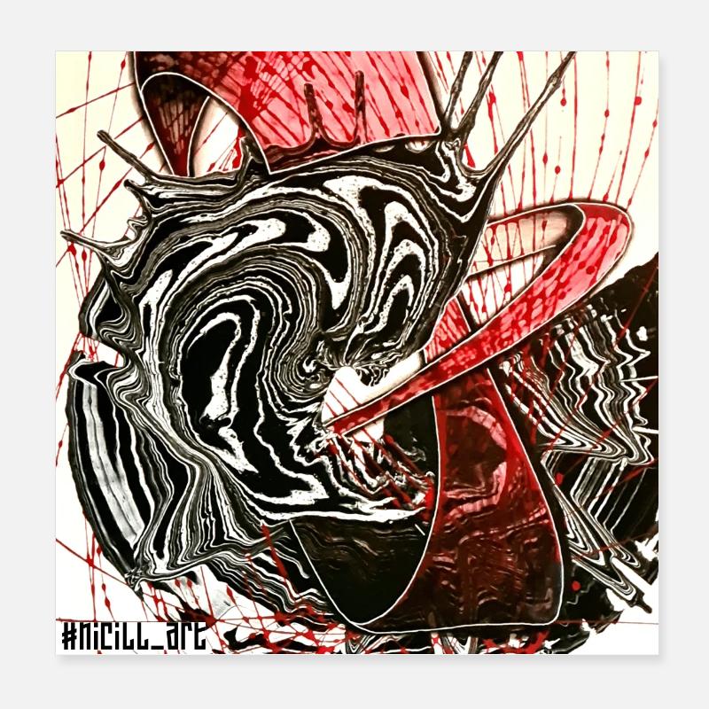 Vague Poster 20 x 20 cm