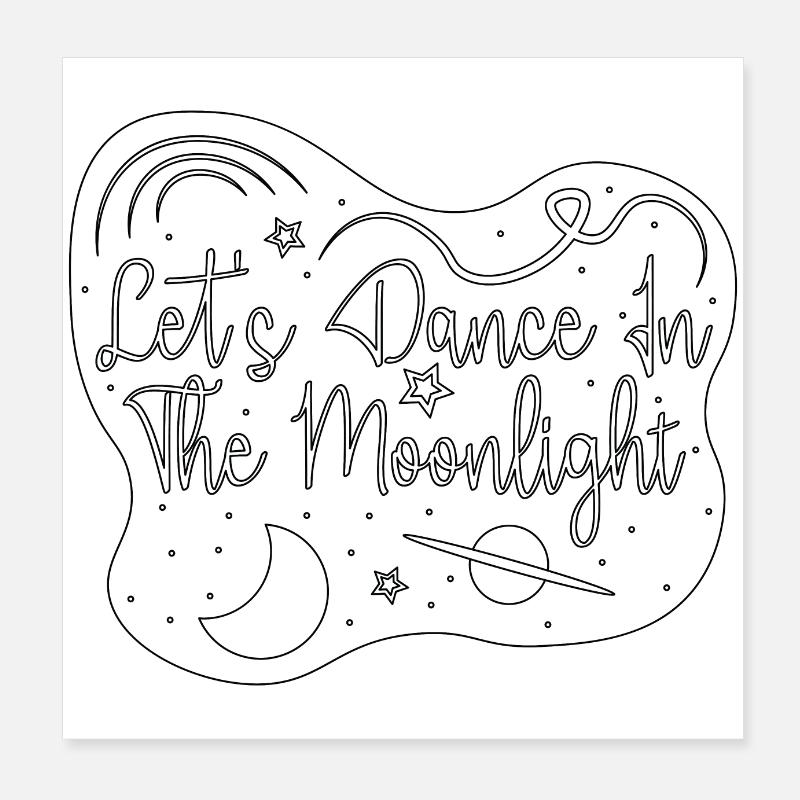 Mariage Poster 20 x 20 cm