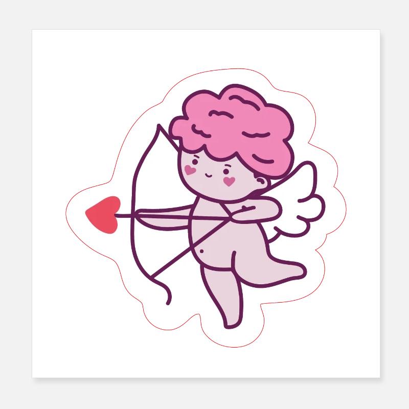 Valentine Poster 8" x 8" (20x20 cm)