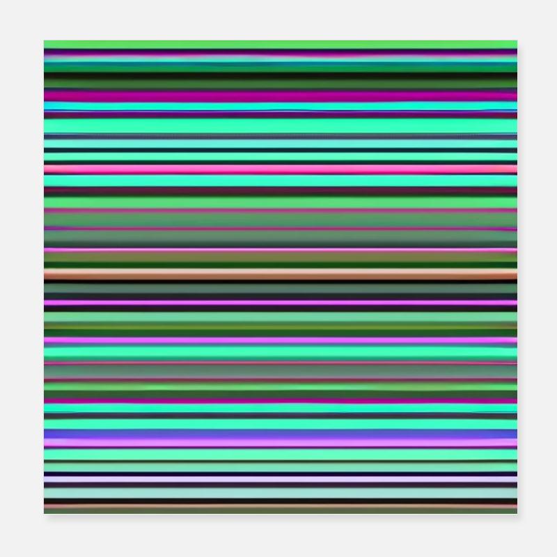 Neonlichter Poster 20x20 cm