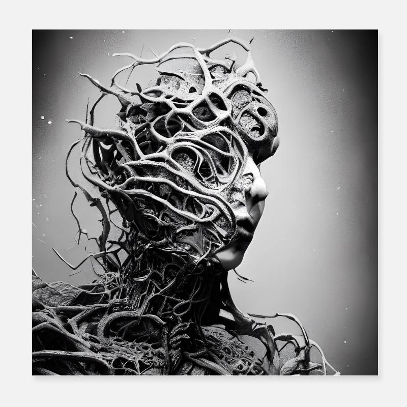 Tree infection Poster 8" x 8" (20x20 cm)