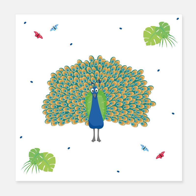 Dschungelfieber Poster 20x20 cm