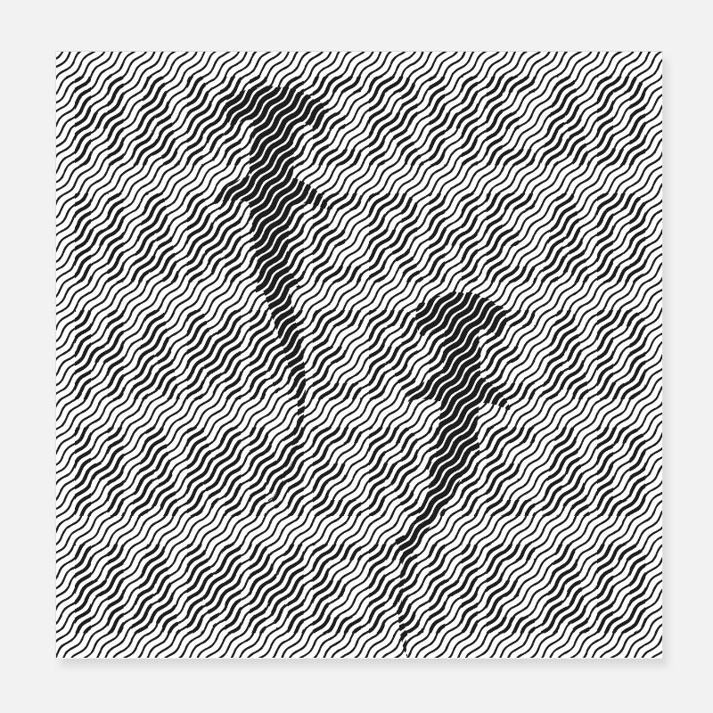 Hammerhead Poster 20 x 20 cm