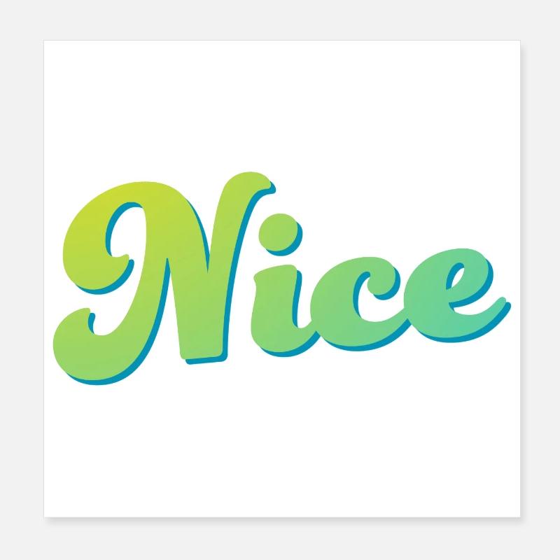 Ville de Nice Poster 20 x 20 cm