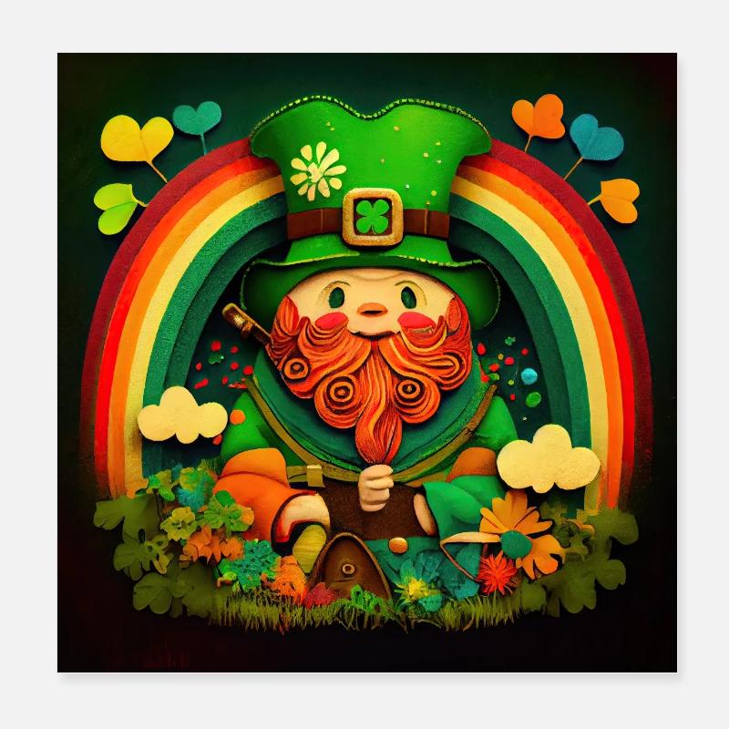 St.-Patrick-Tag Poster 20x20 cm