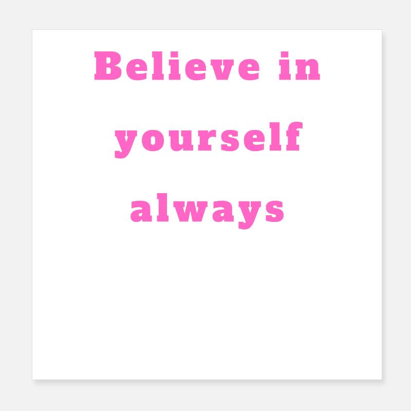 Unleash Your Potential Poster 8" x 8" (20x20 cm)