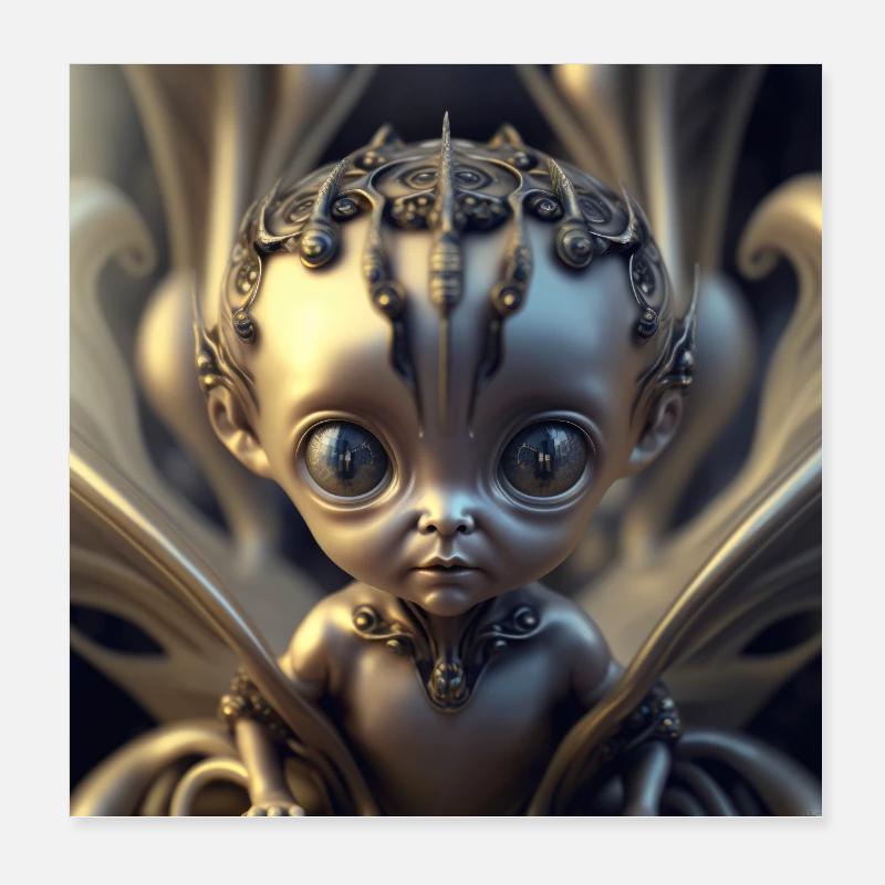 Photo macro créature 13 Poster 20 x 20 cm