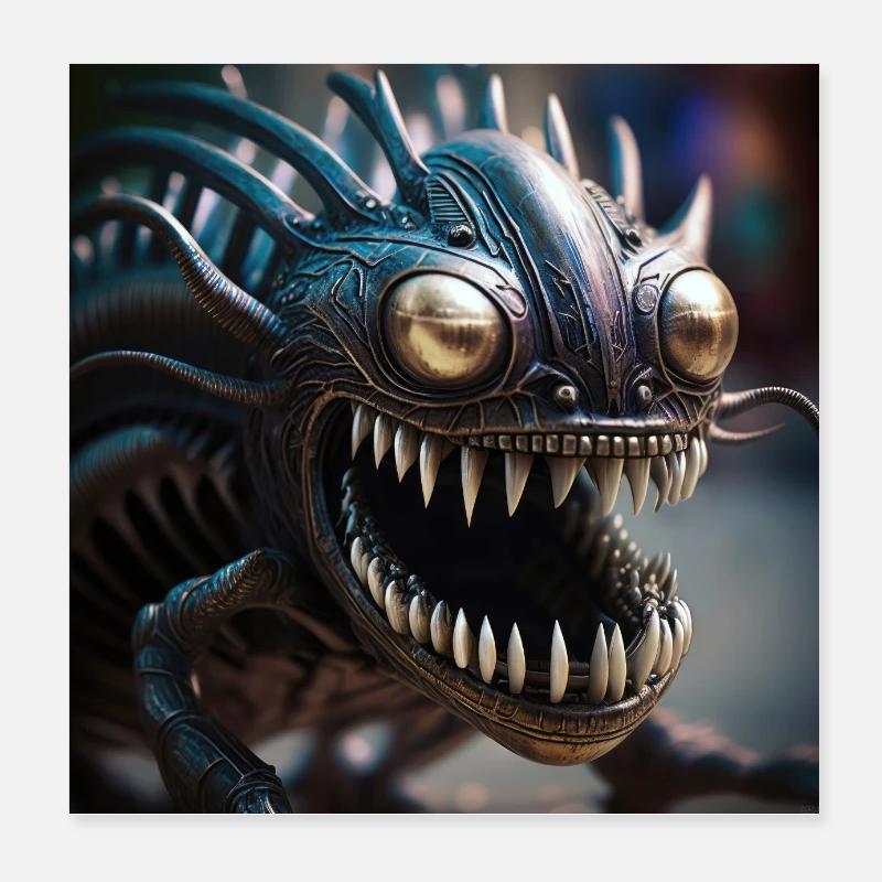 Photo macro créature 11 Poster 20 x 20 cm