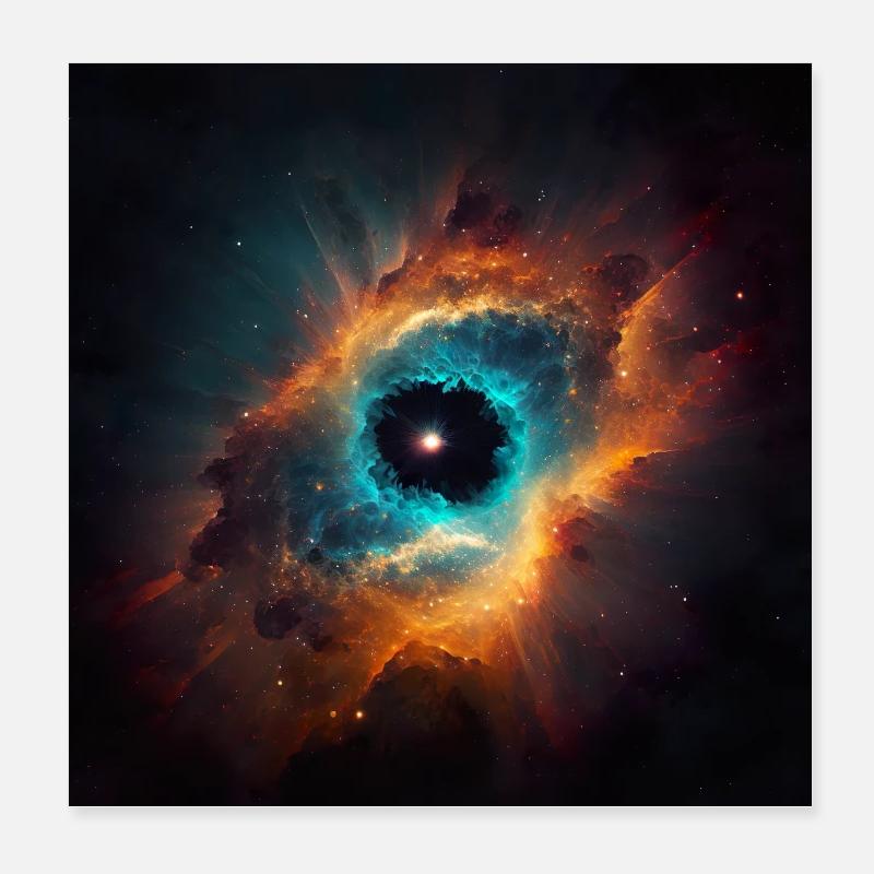 Cosmic Universe n°5 Poster 8" x 8" (20x20 cm)
