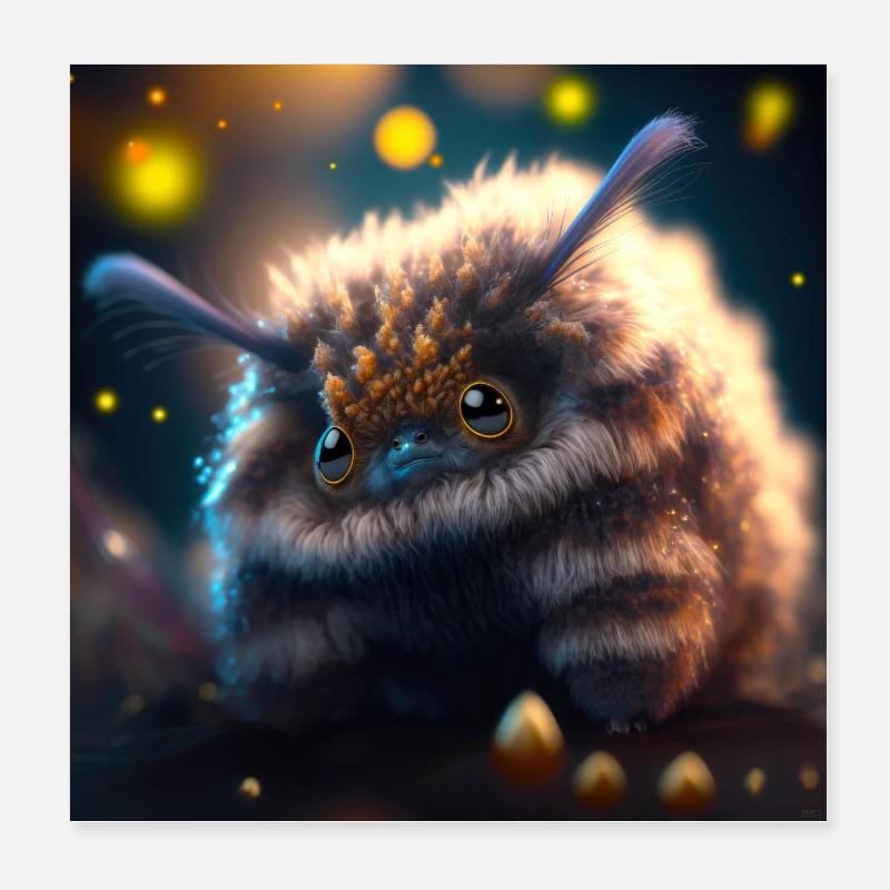 Photo macro créature 06 Poster 20 x 20 cm