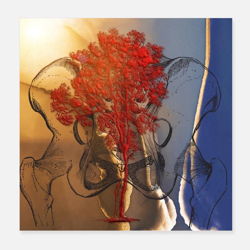 Esche Poster 20x20 cm