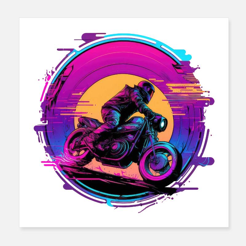 Moto Moto Poster 20 x 20 cm