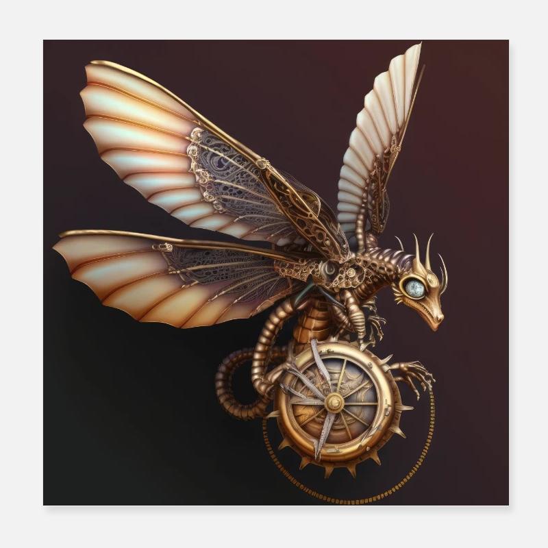 Dragon Queen Poster 20x20 cm