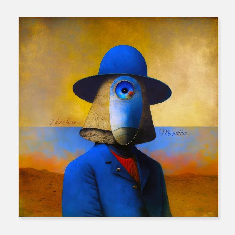 Surréaliste 01 Poster 20 x 20 cm