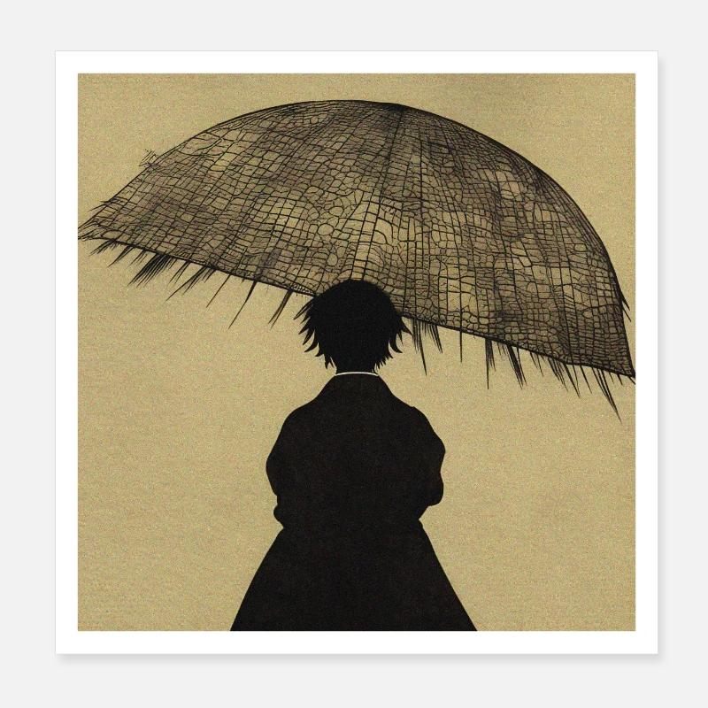 Parapluie Poster 20 x 20 cm