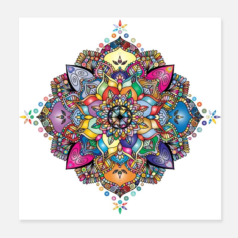 Schönes Muster Poster 20x20 cm