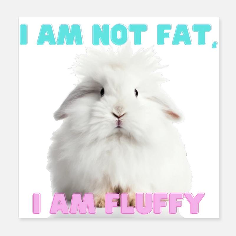 Je ne suis pas gros Poster 20 x 20 cm