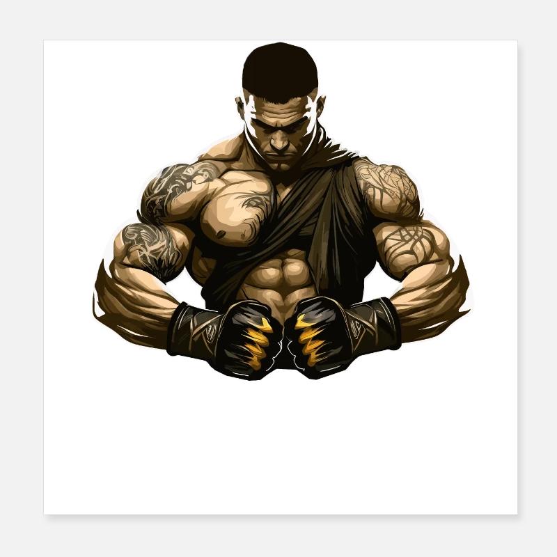 MMA Poster 20x20 cm