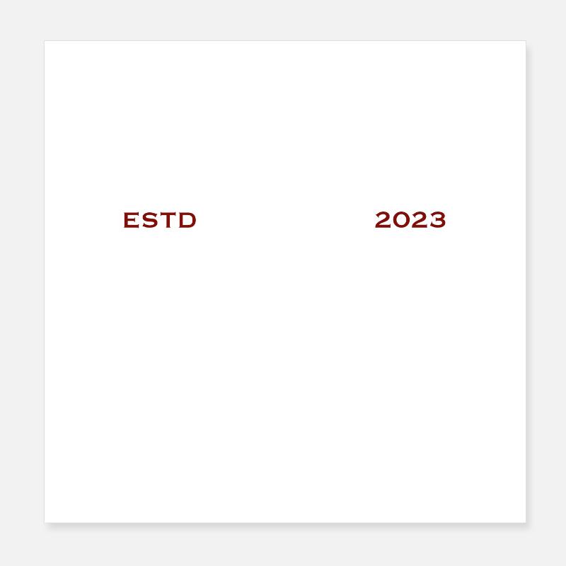 Fleisch Logo mit Stier Weiß Poster 20x20 cm