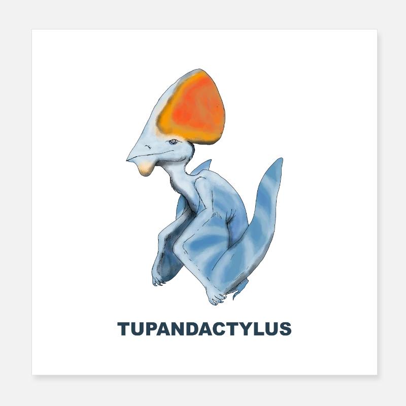 TUPANDACTYLUS Poster 8" x 8" (20x20 cm)