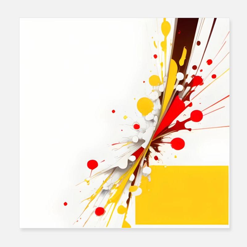 Golden break Poster 8" x 8" (20x20 cm)