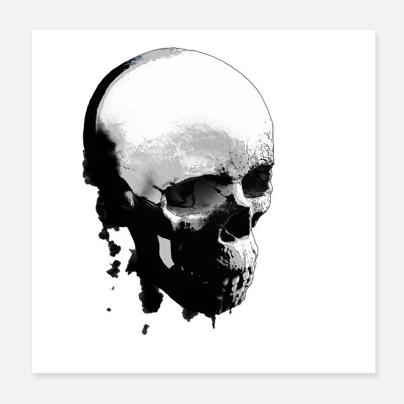 SKULLe Poster 20 x 20 cm