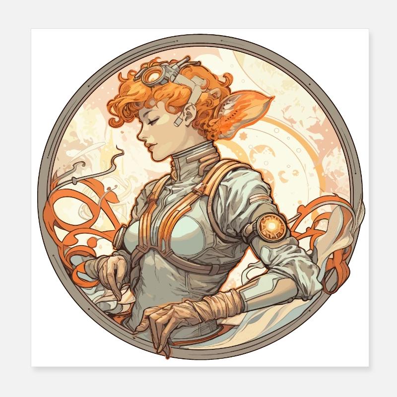 Astro Beauté 3 Poster 20 x 20 cm