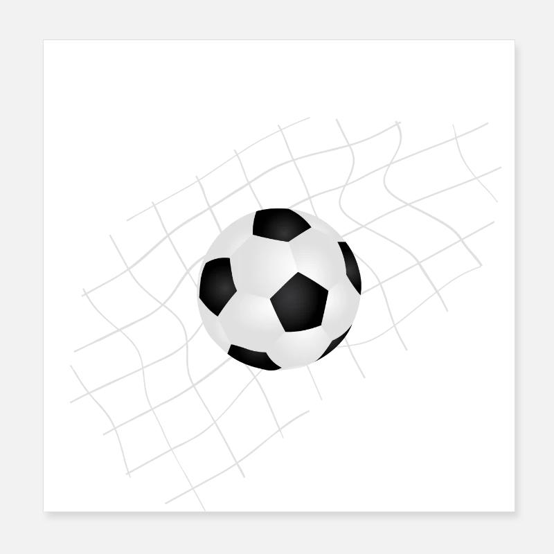 Fußball Poster 20x20 cm
