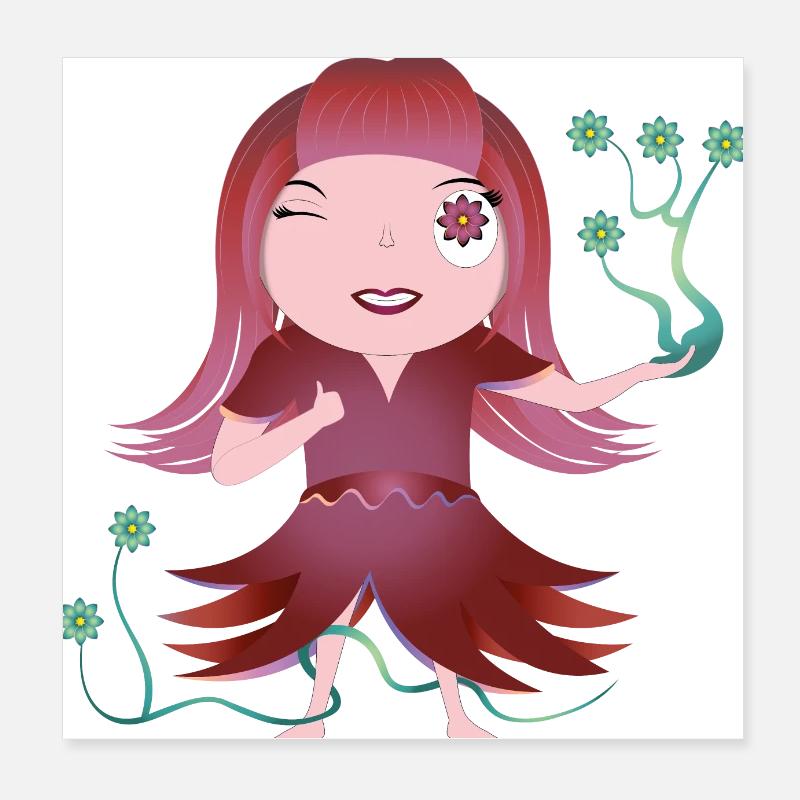 Aurora Poster 8" x 8" (20x20 cm)