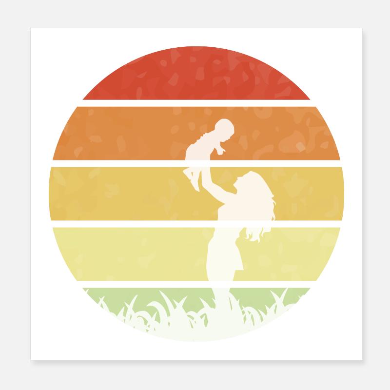 Muttertagsgeschenk 2023 Poster 20x20 cm