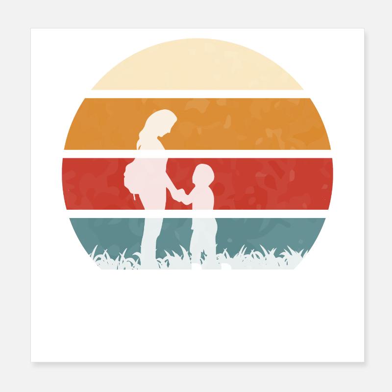 Geschenkidee Mama Muttertag Geschenk Mama Poster 20x20 cm