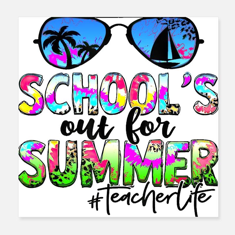 Abschlussfeier 2024 Abiturfeier Poster 20x20 cm