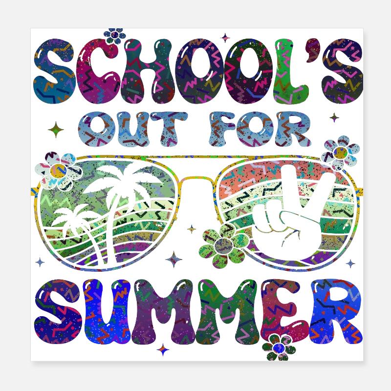 Abschlussfeier 2024 Abiturfeier Poster 20x20 cm