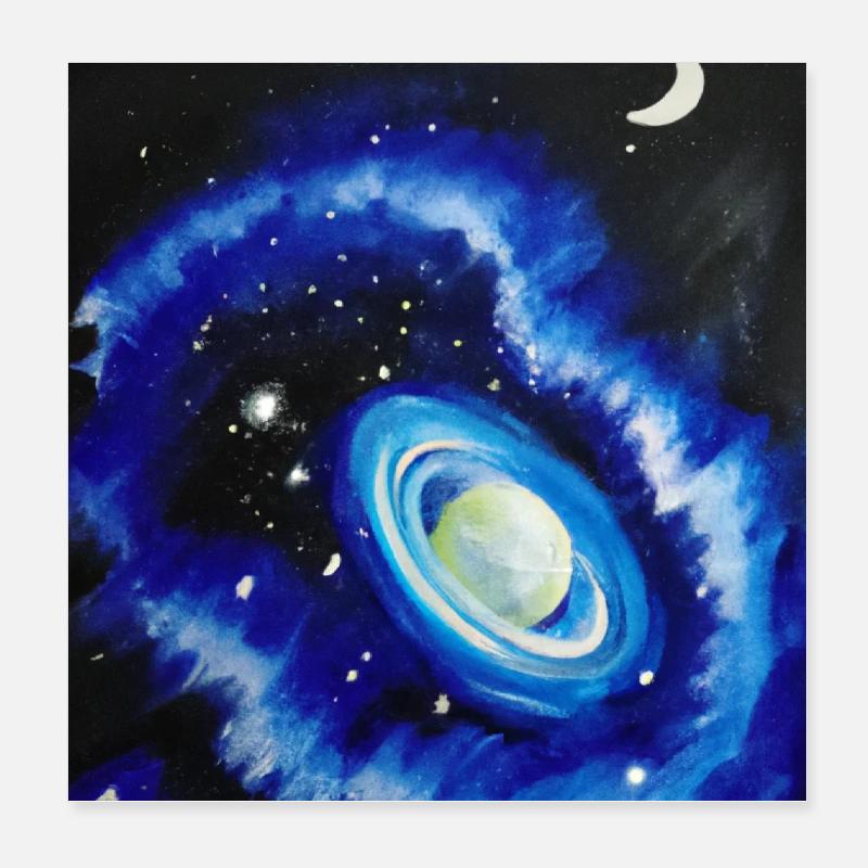 Affiche spatiale Poster 20 x 20 cm