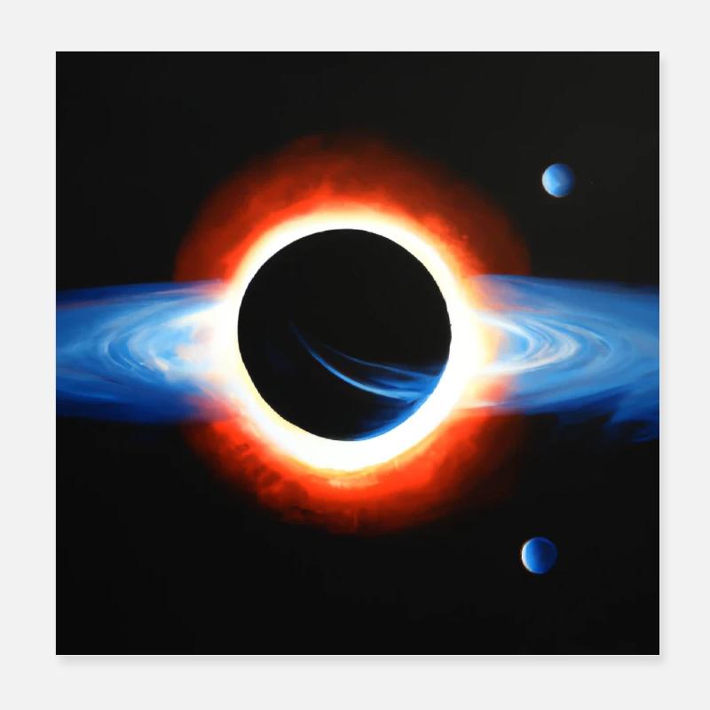 Space poster Poster 8" x 8" (20x20 cm)