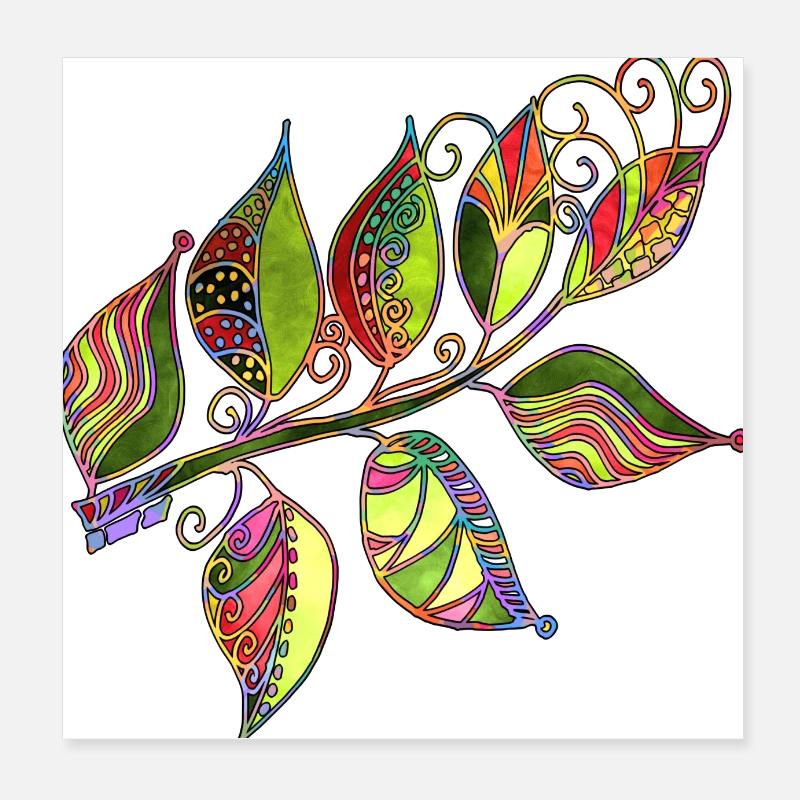 Liste Poster 20x20 cm